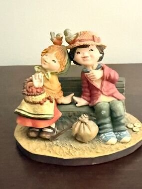 Anri Toriart Loving Companions Figurine Juan Ferrandiz Signed Hand Painted